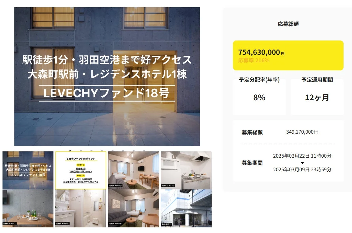 LEVECHYファンド18号の詳細