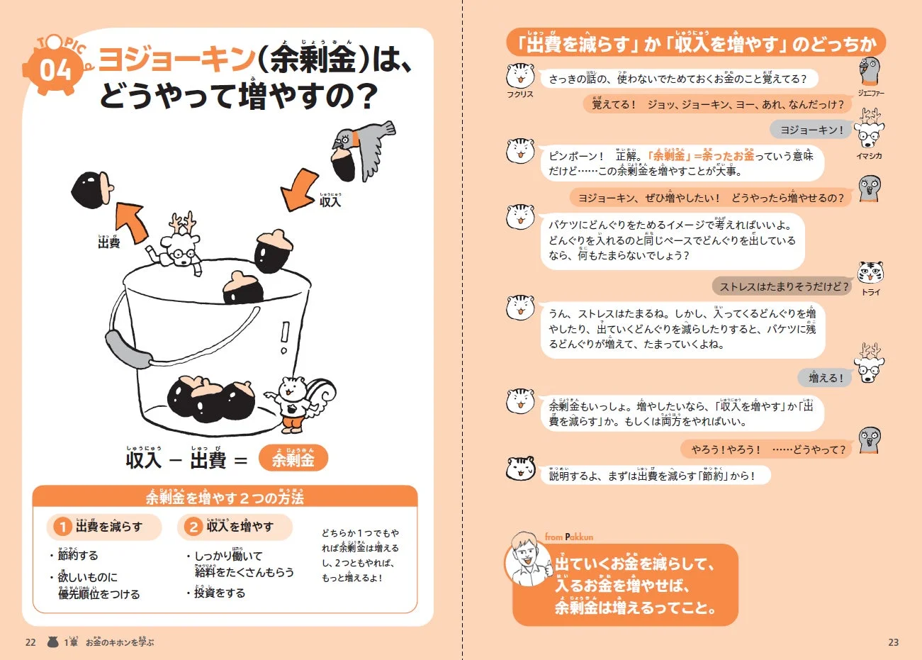余剰金を増やす2つの方法