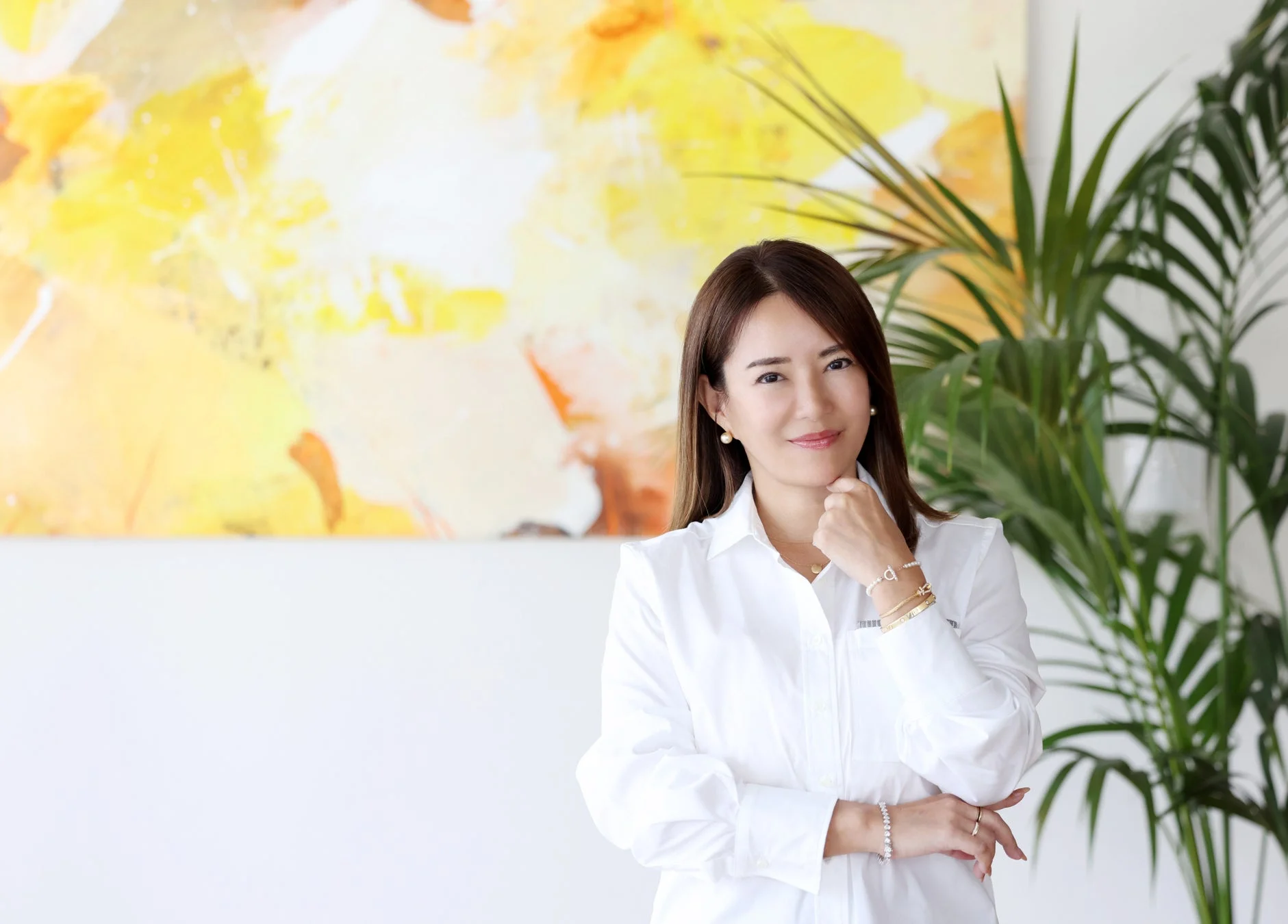 河村真木子氏のポートレート