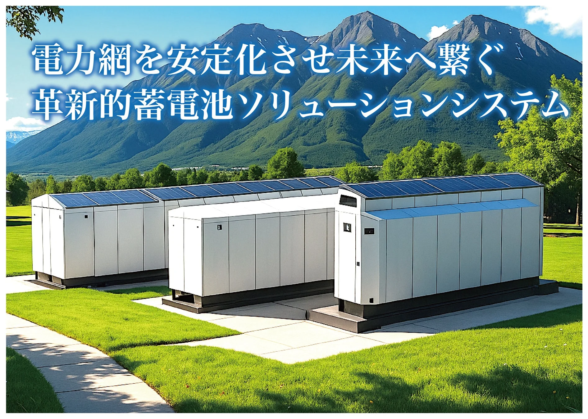 電力網を安定化させ未来へ繋ぐ 革新的蓄電池ソリューションシステム