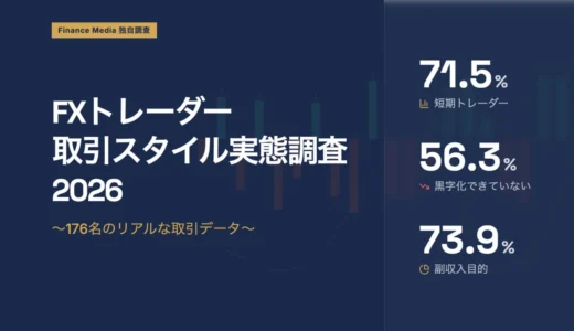 投資初心者が知るべきFXのリアル！7割超が副収入目的でも黒字化は〇〇%？【2026年最新調査】