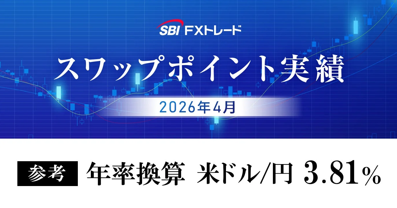 SBI FXトレード スワップポイント実績 2026年4月