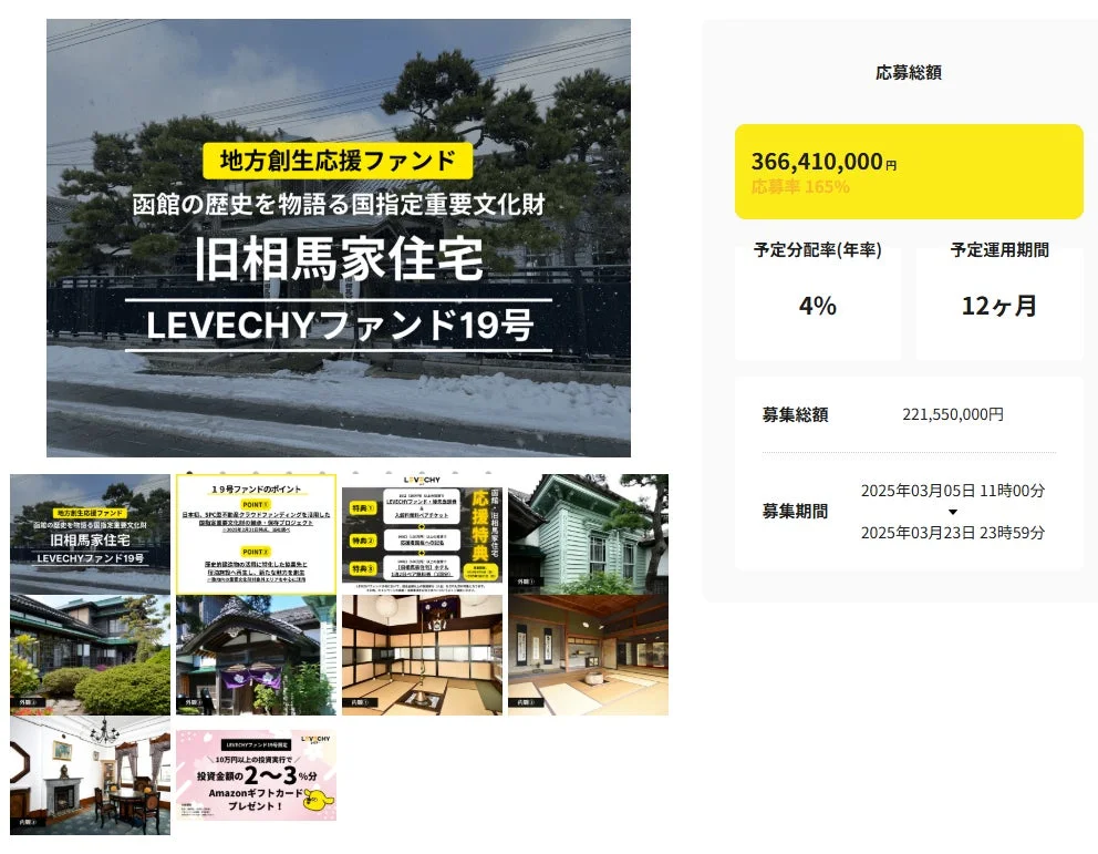 LEVECHYファンド19号の詳細