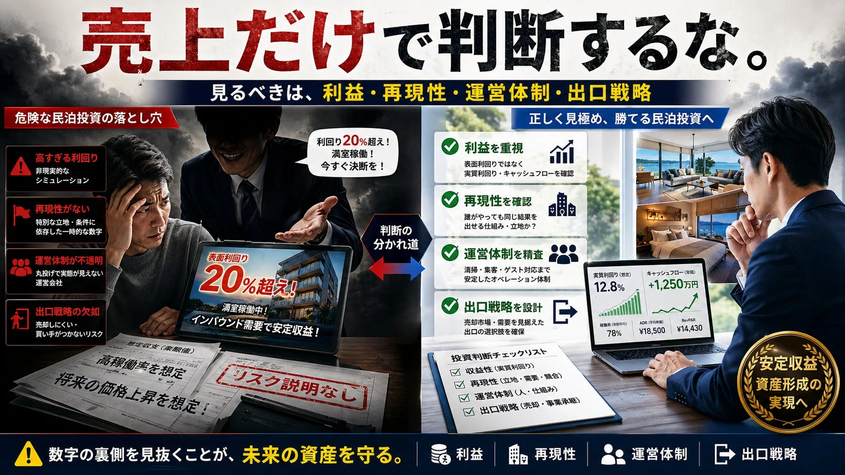 危険な民泊投資の落とし穴