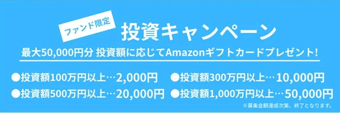 ファンド限定投資キャンペーン