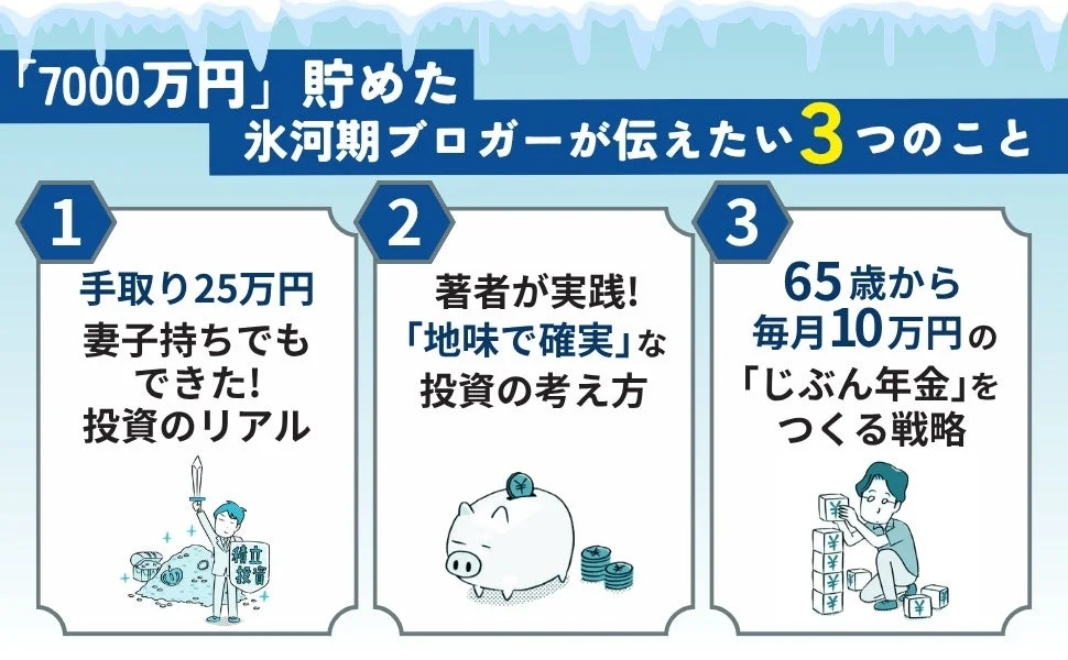 氷河期ブロガーが伝えたい3つのこと