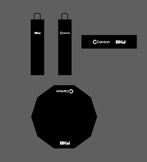 Canton x OKJ 特製傘のデザイン