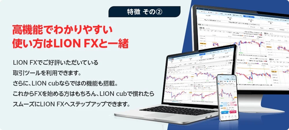 使い方はLION FXと一緒!