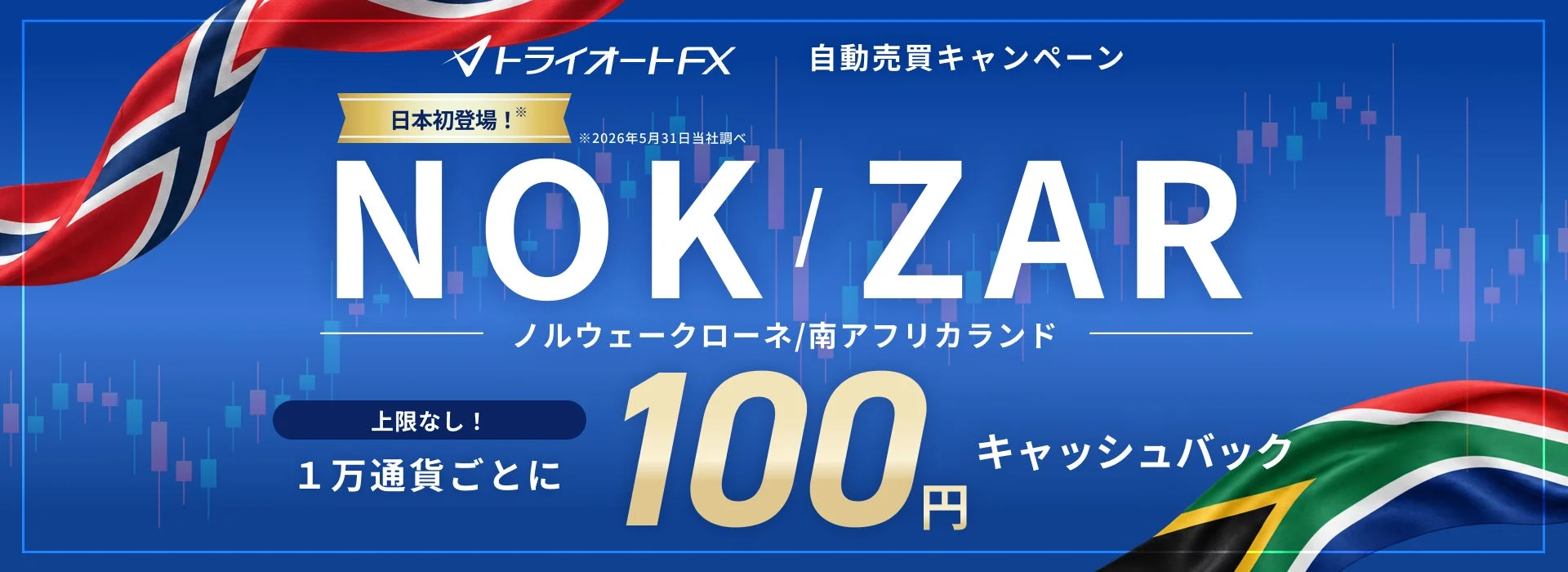 トライオートFXのキャンペーンイメージ
